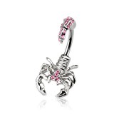 Piercing nombril scorpion menaçant (32)