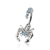 Piercing nombril scorpion menaçant (32)