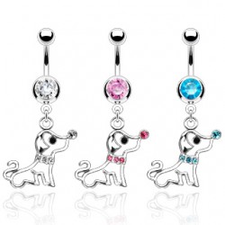 Piercing nombril chien assis (94)