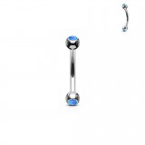 Piercing arcade 75 - strass opale