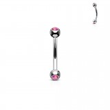 Piercing arcade 75 - strass opale