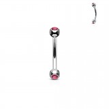 Piercing arcade 75 - strass opale