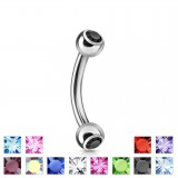 Banane 24 - Double strass 4x4mm