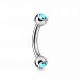 Banane 24 - Double strass 4x4mm