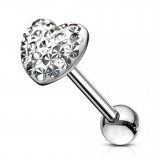 Piercing langue 50 - Coeur férido