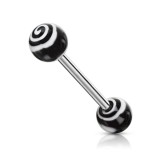Piercing de langue UV 70 - Curly