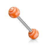 Piercing de langue UV 70 - Curly