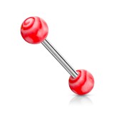 Piercing de langue UV 70 - Curly