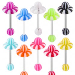 Piercing langue coquine 08 - Donuts beach-Ball