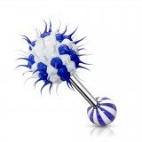 Piercing langue coquine 22 - Silicone virus