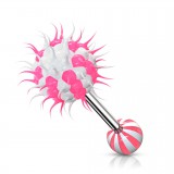 Piercing langue coquine 22 - Silicone virus