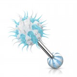 Piercing langue coquine 22 - Silicone virus