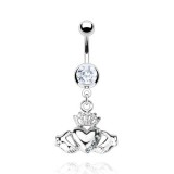 Piercing nombril coeur 27 - Irlandais