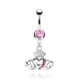 Piercing nombril coeur 27 - Irlandais