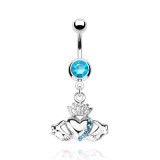 Piercing nombril coeur 27 - Irlandais