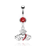 Piercing nombril coeur 27 - Irlandais