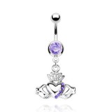 Piercing nombril coeur 27 - Irlandais