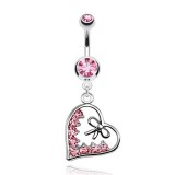 Piercing nombril coeur 11 - Noeud papillon