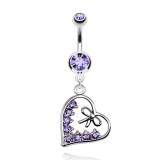 Piercing nombril coeur 11 - Noeud papillon
