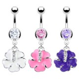 Piercing nombril fleur 31 - Nénuphar