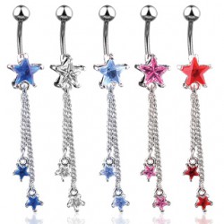 Piercing nombril étoile 19 - Chainettes