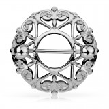 Piercing téton fleur de lys (30)