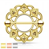 Piercing téton bouclier royal (63)