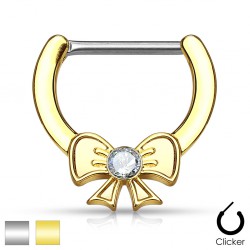 Piercing téton noeud papillon (45)