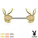 Piercing téton playboy 7 - Lapins satins