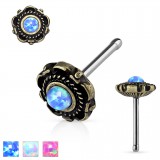 Piercing nez droit 0,8mm 58 - Vintage B