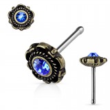 Piercing nez droit 0,8mm 60 - Vintage D