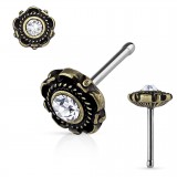 Piercing nez droit 0,8mm 60 - Vintage D
