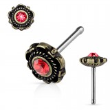 Piercing nez droit 0,8mm 60 - Vintage D