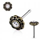 Piercing nez droit 0,8mm 65 - Vintage I