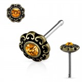 Piercing nez droit 0,8mm 65 - Vintage I