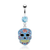 Piercing nombril gothique 07 - Crane Mexicain B