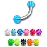 Piercing pour arcade acry 07 - UV beach-ball