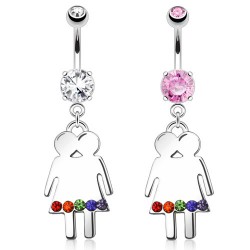 Piercing nombril Gay pride 07 - Femmes