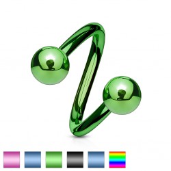 Piercing micro-spirale 07 - PVD boules