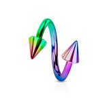 Piercing micro-spirale 08 - PVD pointes