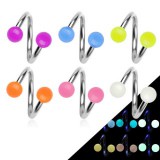 Piercing spirale 17 - Fluorescent