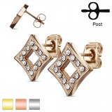 Clous en acier 110 - Losange strass