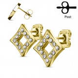 Clous en acier 110 - Losange strass