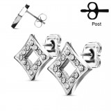 Clous en acier 110 - Losange strass