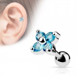 Cartilage hélix, tragus 95 - Fleur