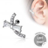 Piercing hélix 132 - Trait avec noeud