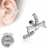 Piercing hélix 132 - Trait avec noeud