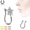 Faux piercing nez 05 - étoile strass