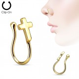 Faux piercing nez 06 - Croix