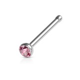 Piercing nez droit 0,8mm 19 - Strass
